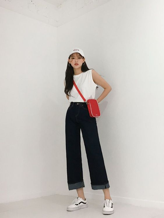 黑白穿搭　夏天